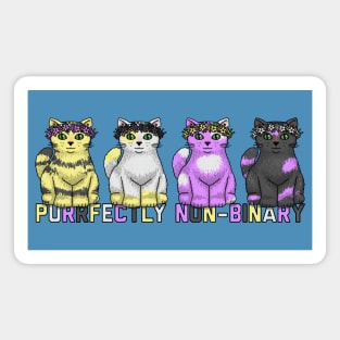 Purrfectly Non-Binary Magnet